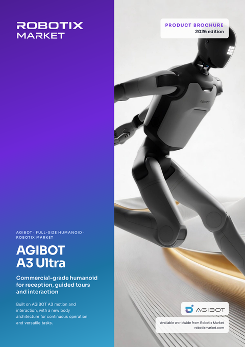 Robot humanoïde interactif haute agilité AgiBot A3 Ultra – Brochure du produit
