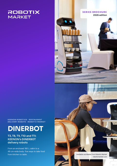 Keenon DINERBOT T9 Restaurant-Lieferroboter – Produktbroschüre