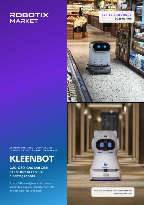 Keenon KLEENBOT C30 Commerciële reinigingsrobot – Productbrochure