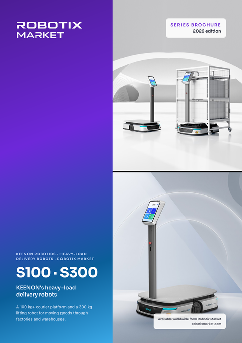 Robot de livraison intelligent pour charges lourdes Keenon S300 – Brochure du produit