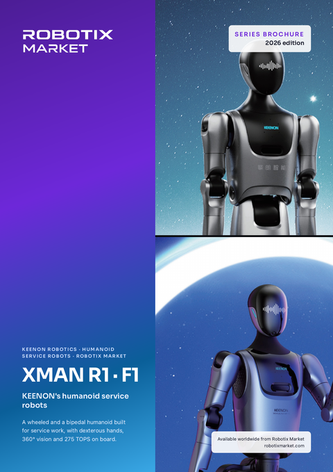 Robot humanoïde sur roues Keenon XMAN-R1 – Brochure du produit