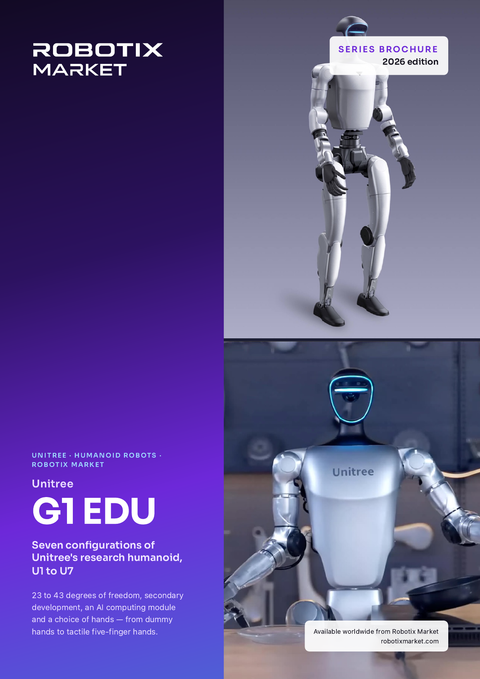 Unitree Robotics G1 Edu Plus U2 – Productbrochure