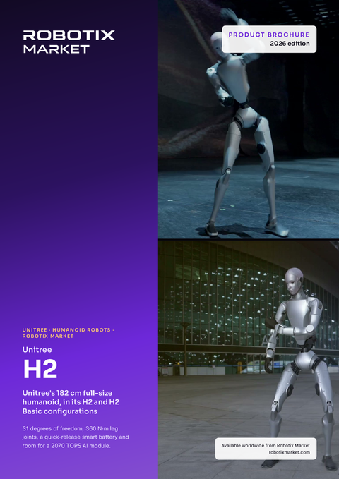 Unitree H2 humanoïde robot – Productbrochure
